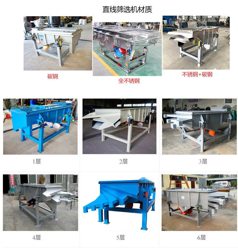 直线筛选机分类